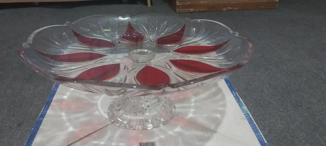 میوه  وشیرینی خوری پایه دار|ظروف سرو و پذیرایی|میانه, |دیوار