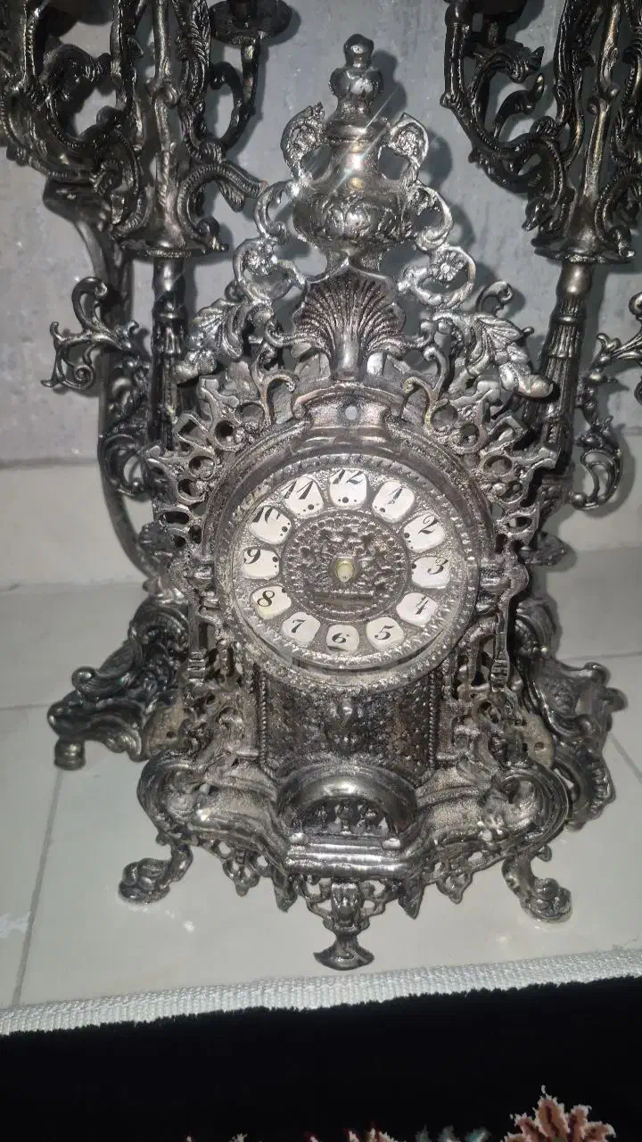 آینه کنسول نقره|بوفه، ویترین، کنسول|شاندیز, |دیوار