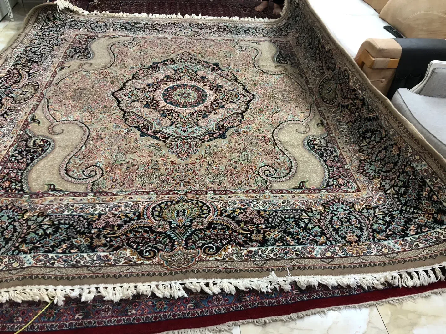 فرش ماشینی ۹متری آرا مشهد. تراکم ۱۰۰۰|فرش|تهران, آشتیانی|دیوار