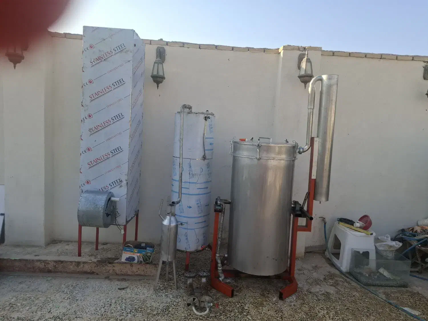 دیگ گلاب گیری|ماشین‌آلات صنعتی|آران و بیدگل, |دیوار