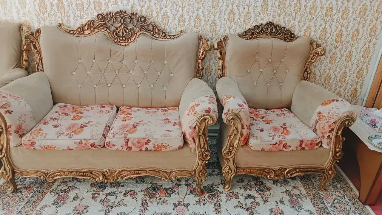 مبل سلطنتی|مبلمان خانگی و میز عسلی|خرم‌آباد, |دیوار