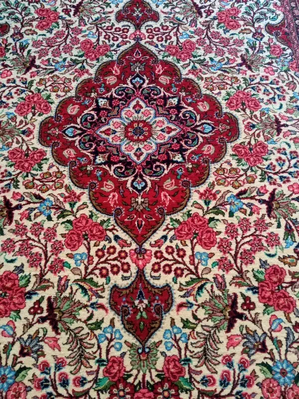 فرش دستباف دوزرع نقشه جوزان ملایر|فرش|گل تپه, |دیوار