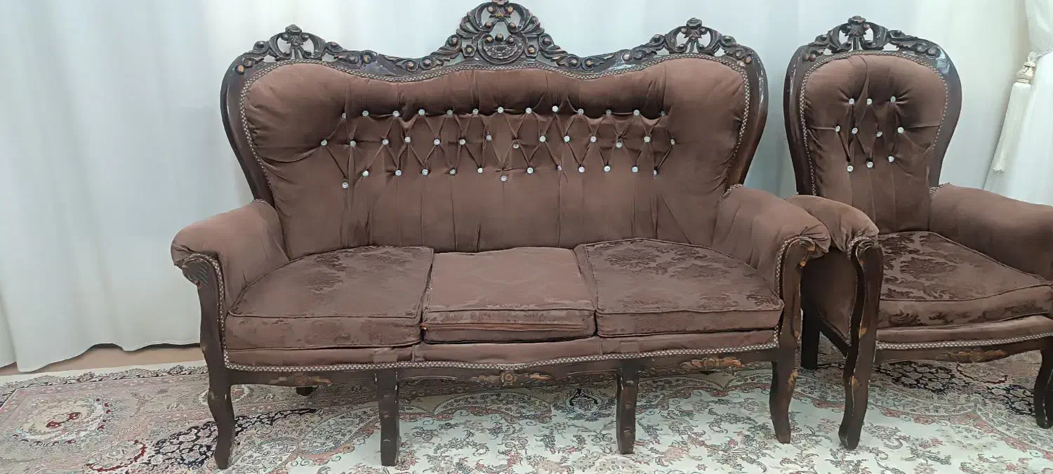 مبل سلطنتی|مبلمان خانگی و میز عسلی|شهرضا, |دیوار