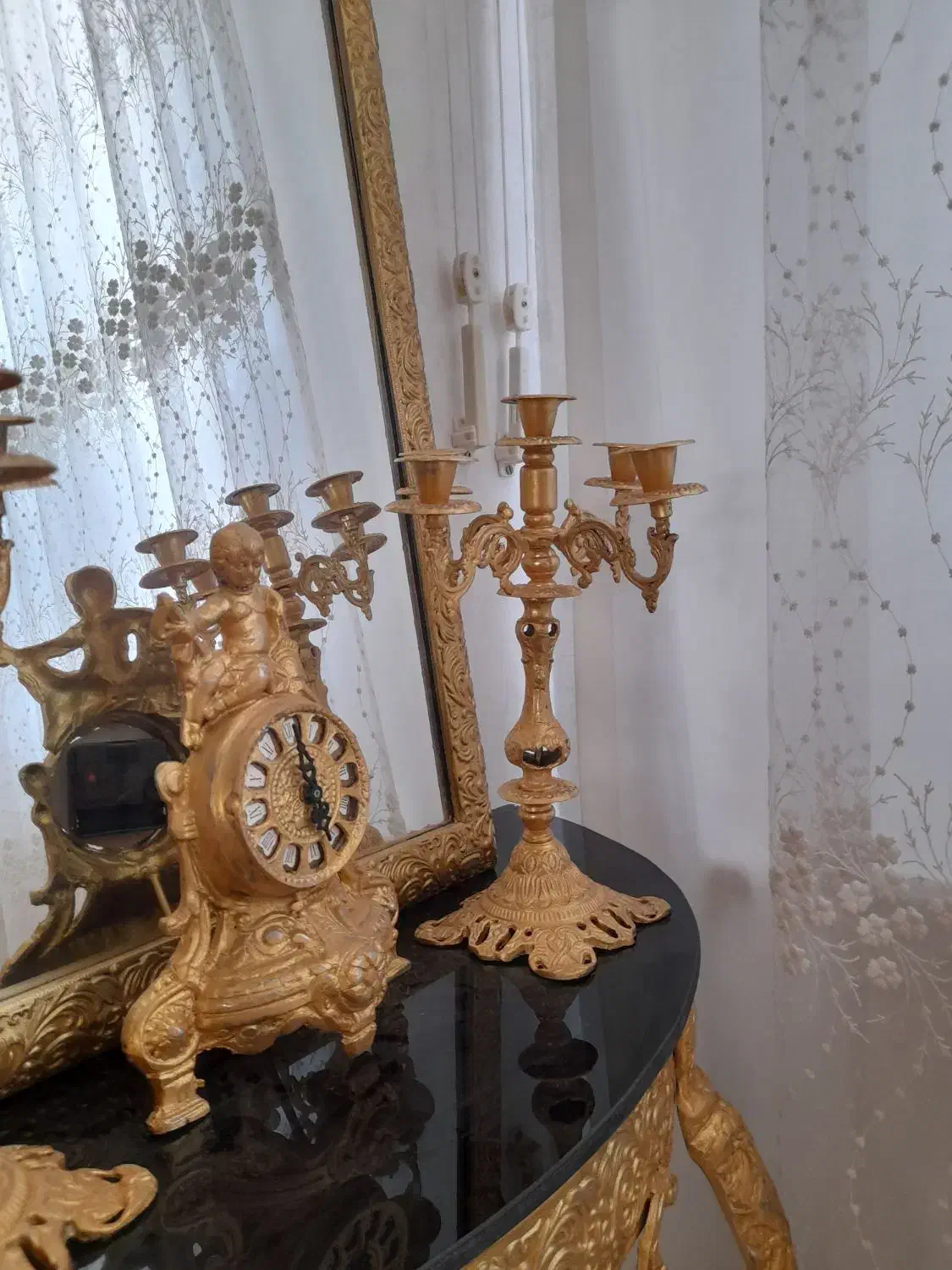 کنسول و آیینه وشمعدان|مبلمان خانگی و میز عسلی|شهرکرد, |دیوار