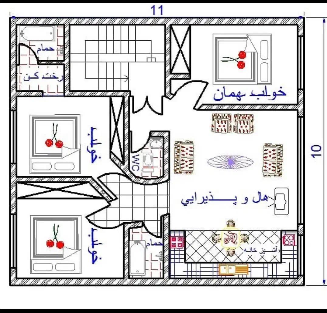 عین دوخیابان دهم غربی پشت ورزشگاه|فروش زمین و ملک کلنگی|اهواز, عین ۲|دیوار