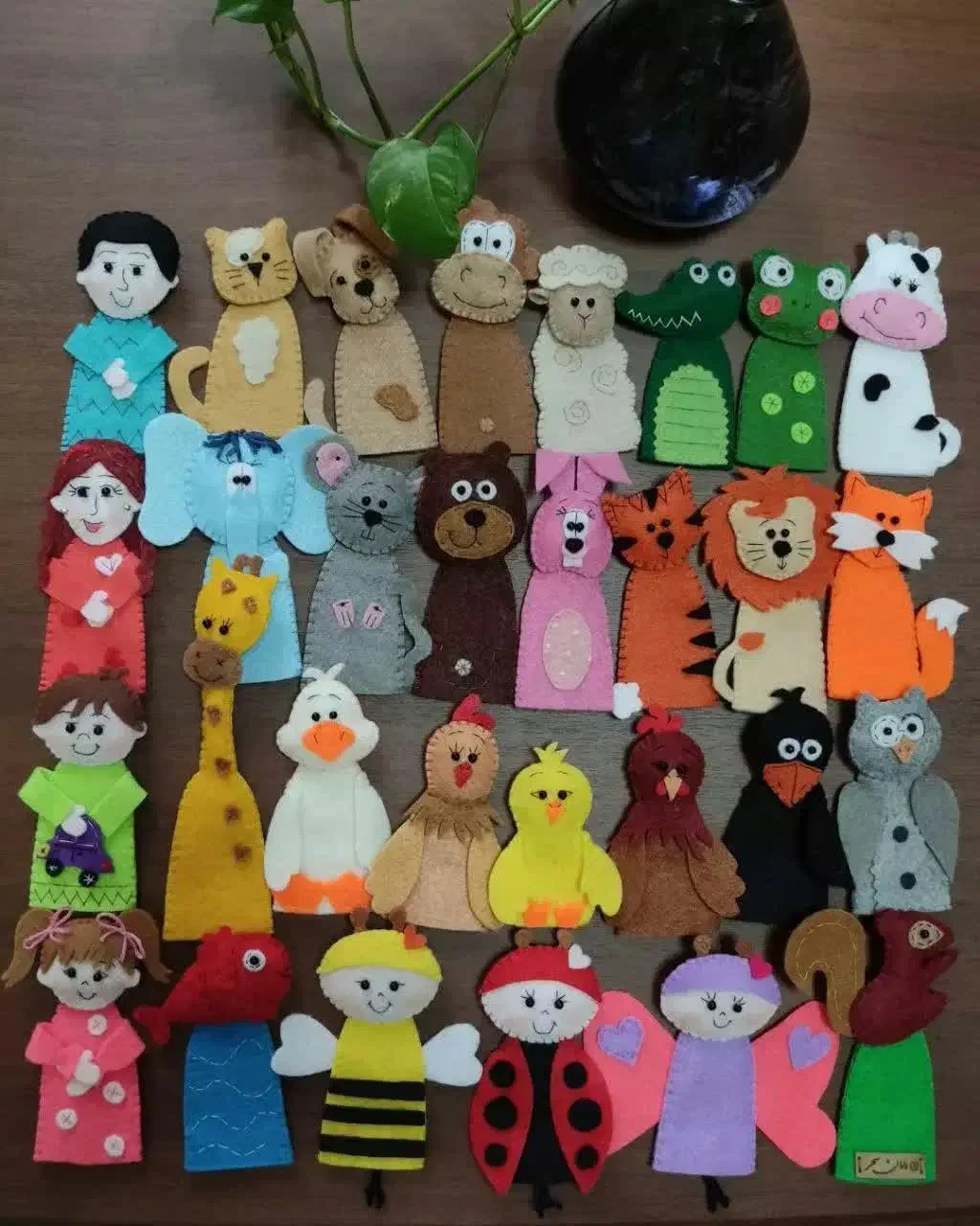 عروسک انگشتی نمدی|اسباببازی بچه|قم, امامزاده ابراهیم|دیوار