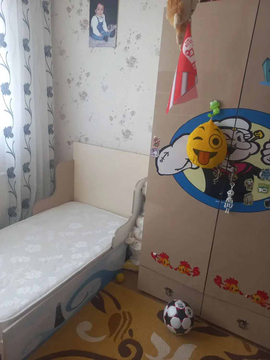 تخت وکمد|تخت و سرویس خواب|سهند, |دیوار