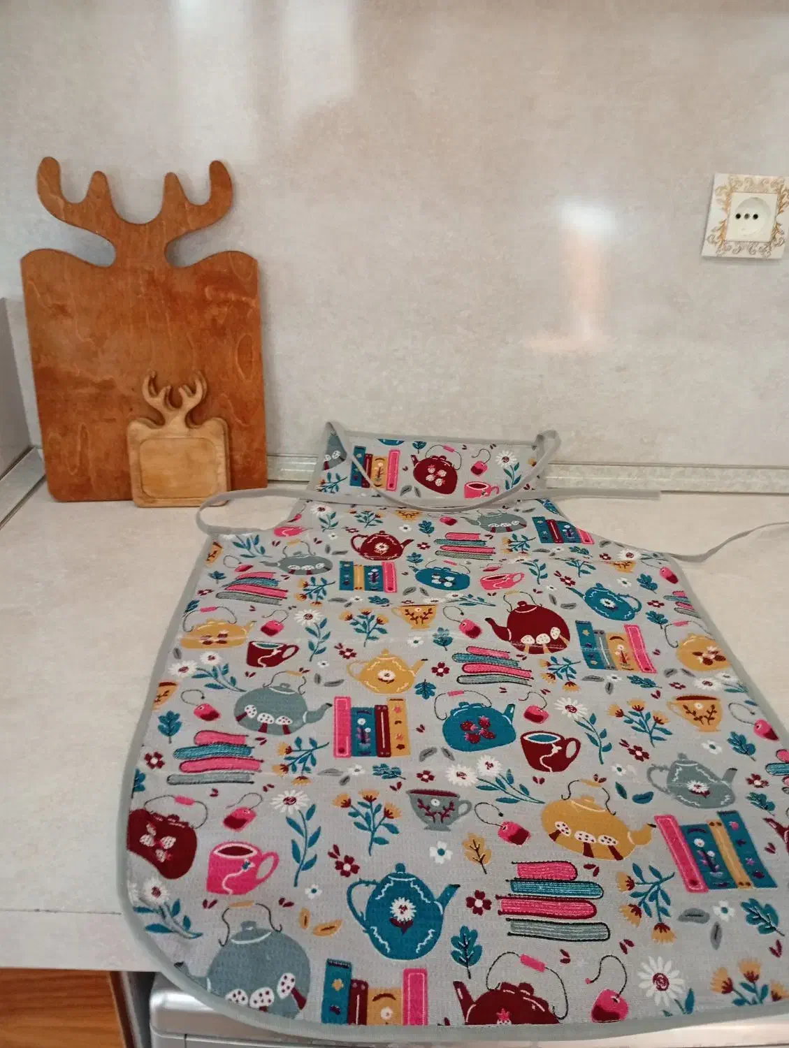 پیشبند ساده|سفره، حوله، دستمال آشپزخانه|قوچان, |دیوار