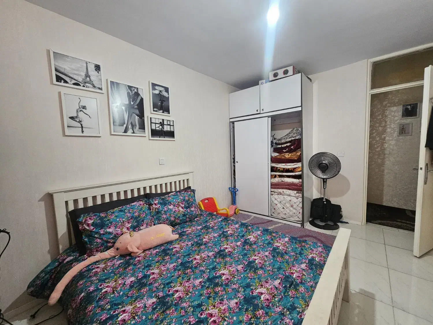 ۹۰ متر/فول امکانات/سالن پرده خور/فلکه اول