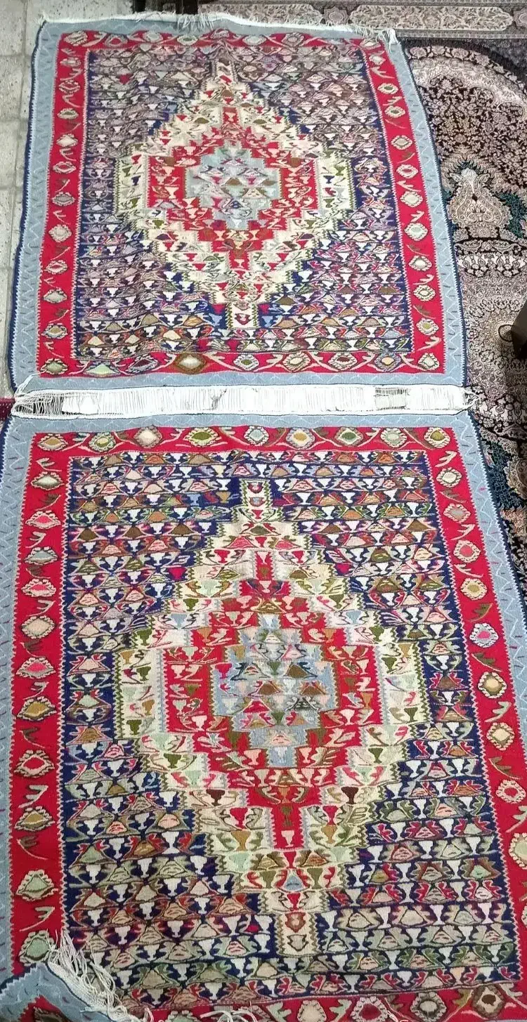 گلیم سنندجی پشم زرعی دوقلو|گلیم، جاجیم، گبه|صباشهر, |دیوار