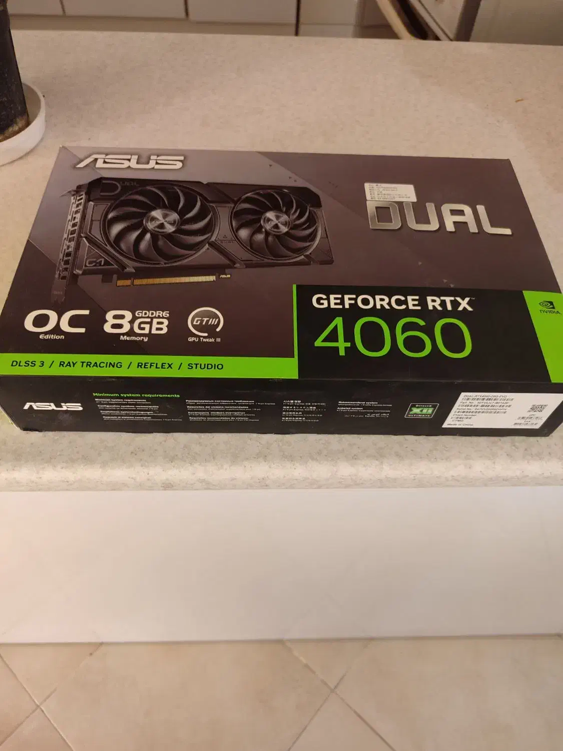 گرافیک RTX 4060 ASUS با کارتن|قطعات و لوازم جانبی رایانه|اصفهان, بهارستان|دیوار