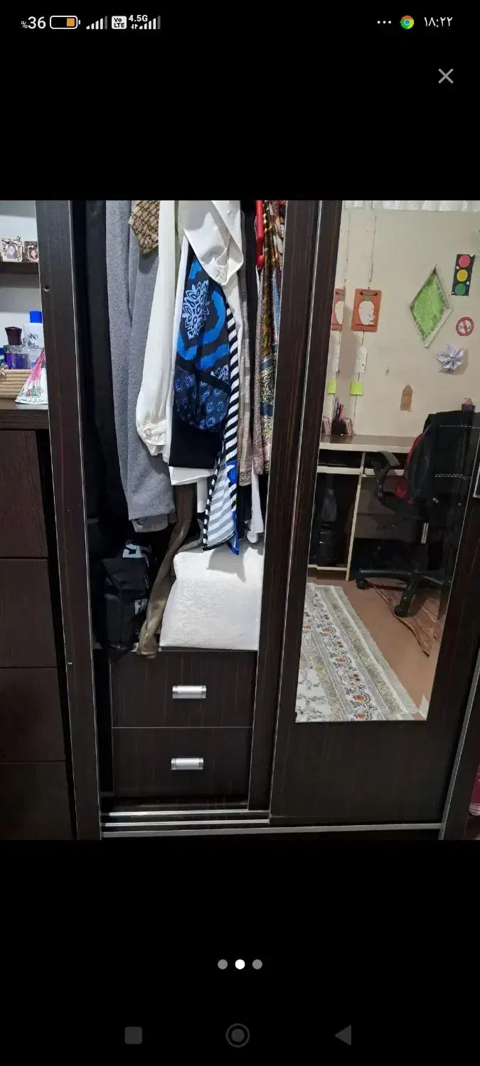 کمد لباس ریلی درحد|بندرخت و رخت‌آویز|تاکستان, |دیوار