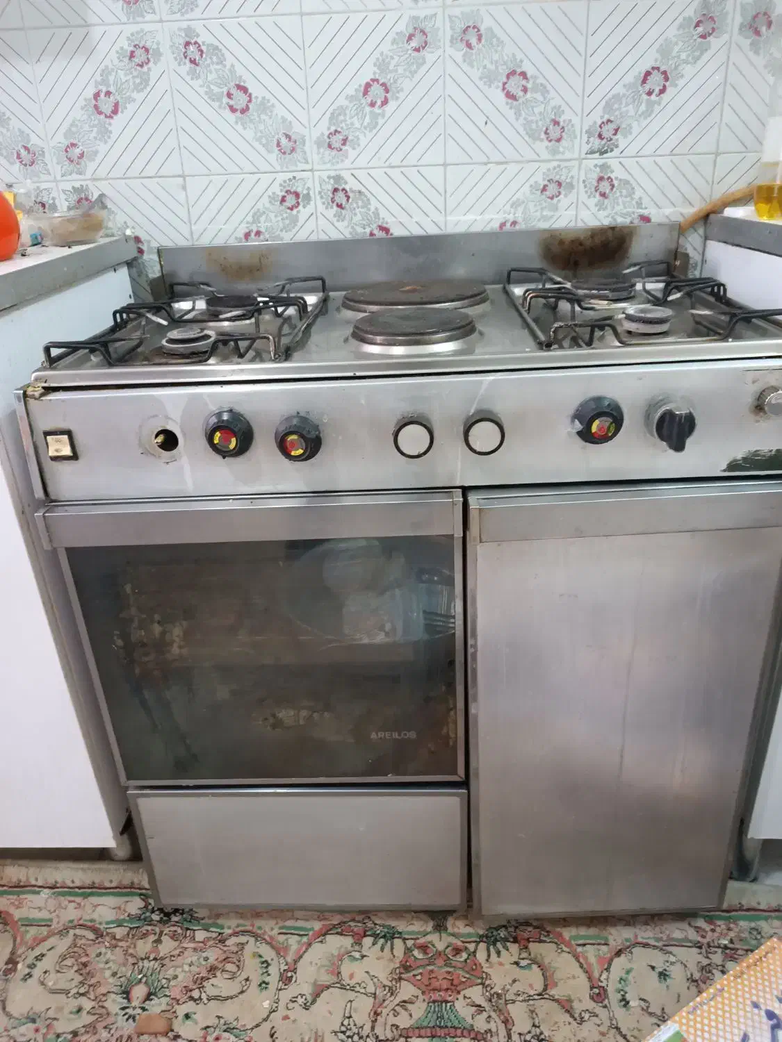 گازفرداررویه استیل ارلوکس ایتالیایی اصل|اجاق گاز و لوازم برقی پخت‌وپز|مشهد, بهارستان|دیوار