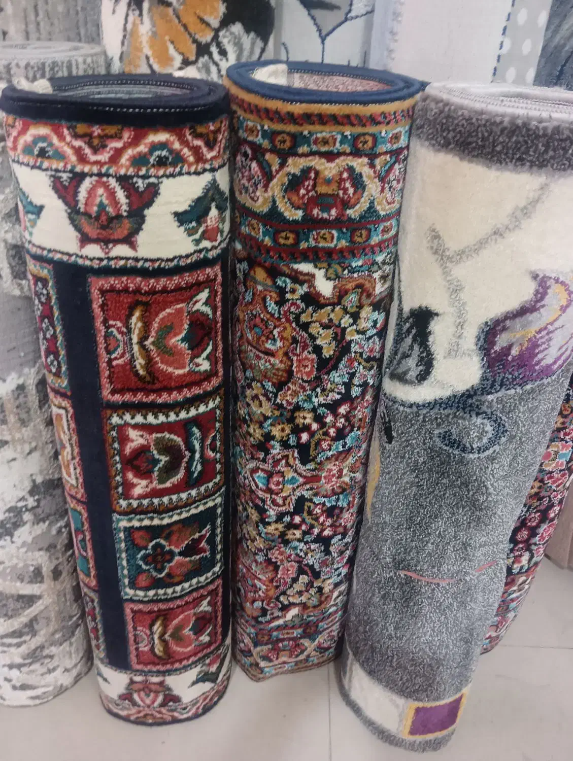 گلیم فرش گبه یک متری|گلیم، جاجیم، گبه|کرمان, |دیوار