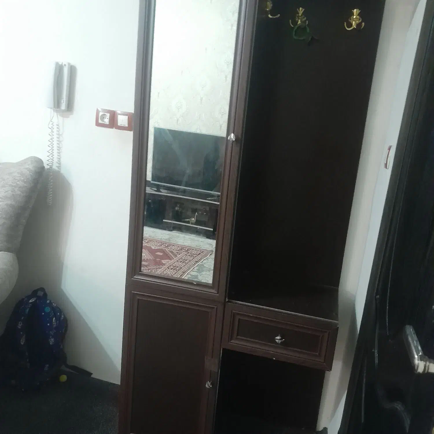 جا کفشی وچوب لباسی|جاکفشی، کمد، دراور|قزوین, |دیوار