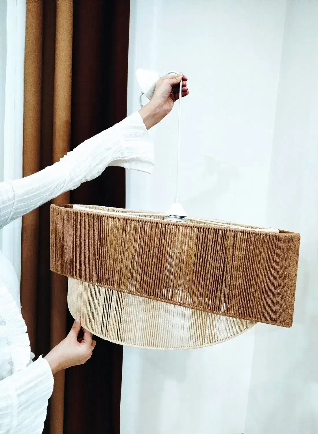 لوستر های دیدنی مکرومه|لوستر و چراغ آویز|رشت, استقامت ۲|دیوار