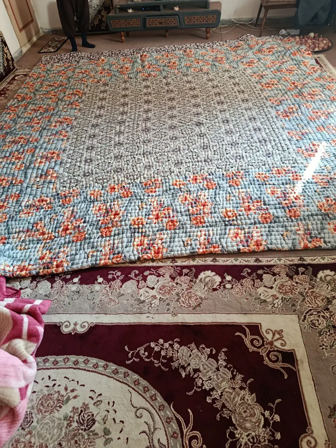 فروش لحاف کرسی نو|رختخواب، بالش، پتو|سنندج, |دیوار