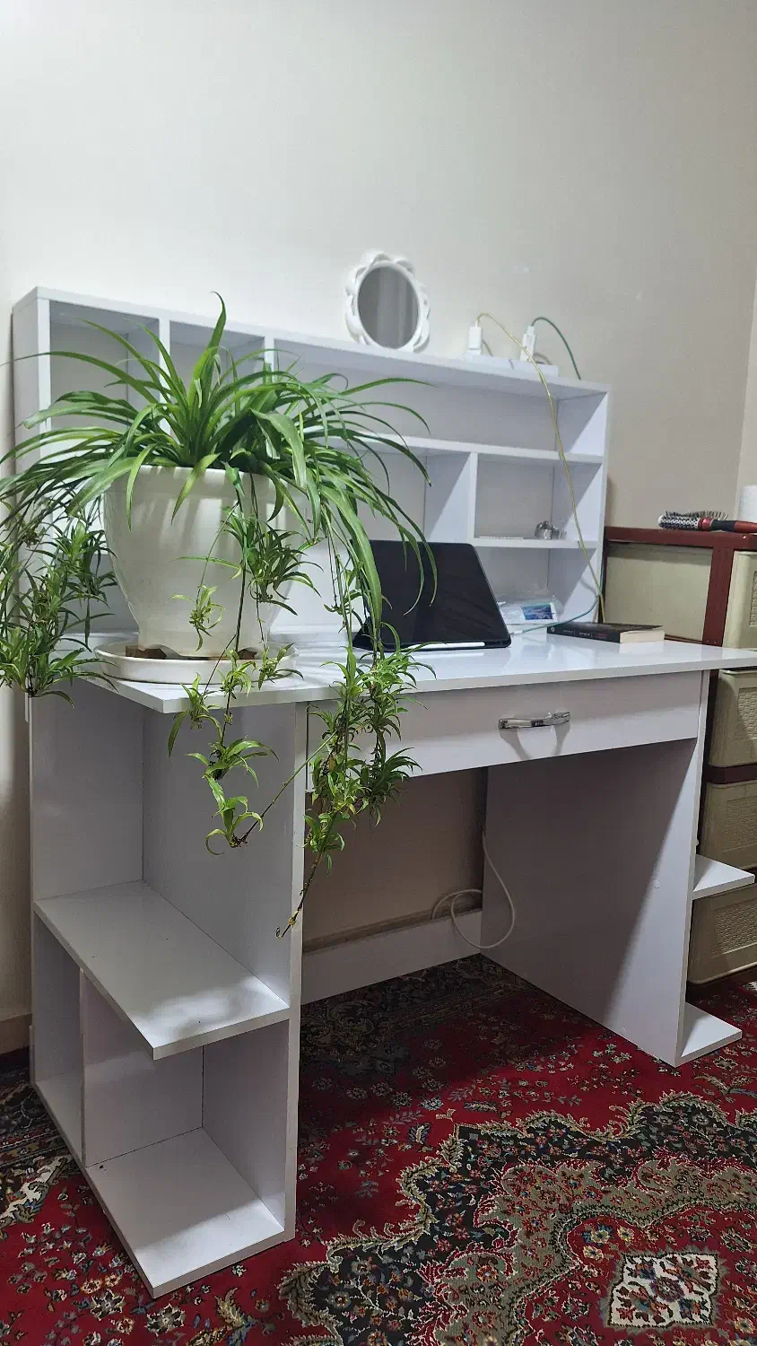 فروش کتابخانه سفید رنگ|کتابخانه، شلف، قفسه‌های دیواری|تهران, ستارخان|دیوار