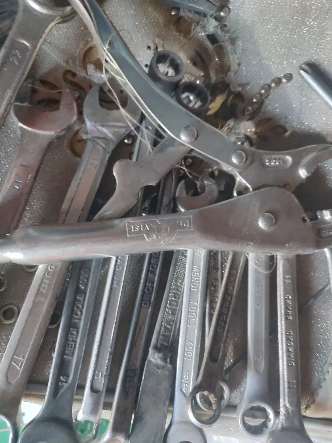 ۱۳ عدد آچار بایک قفلی اصلی آمریکایی|ابزارآلات|پشتکوه (سیستان و بلوچستان), |دیوار