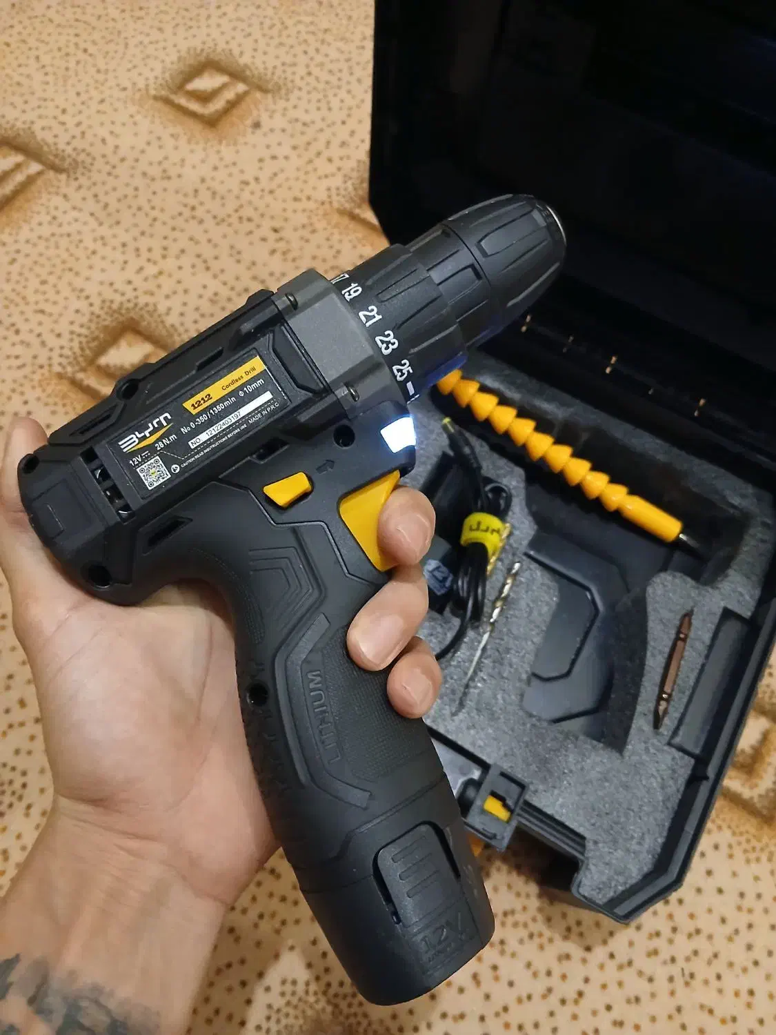 دریل شارژی BYT یک سال ضمانت|ابزارآلات|شهرضا, |دیوار