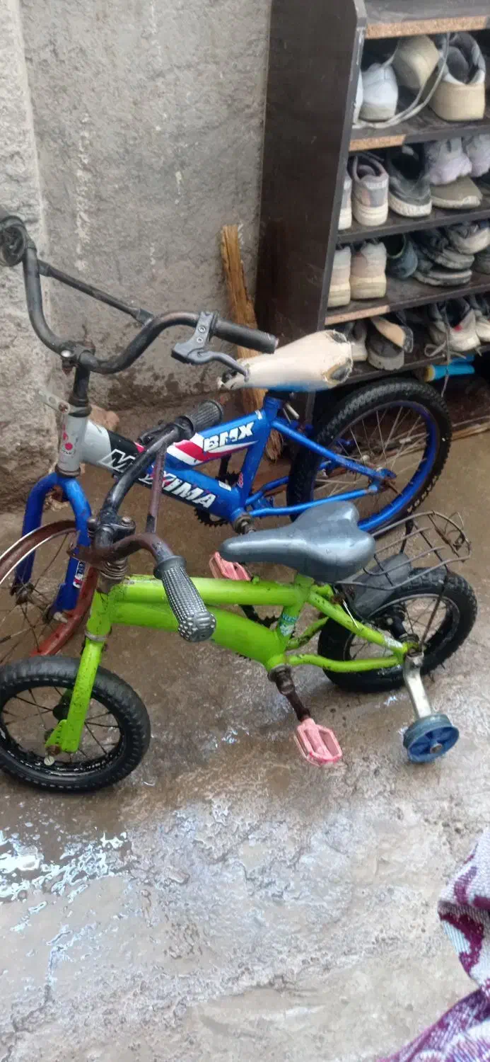 دو عدد دوچرخه سایز 12/14|دوچرخه، اسکیت، اسکوتر|گرگان, |دیوار