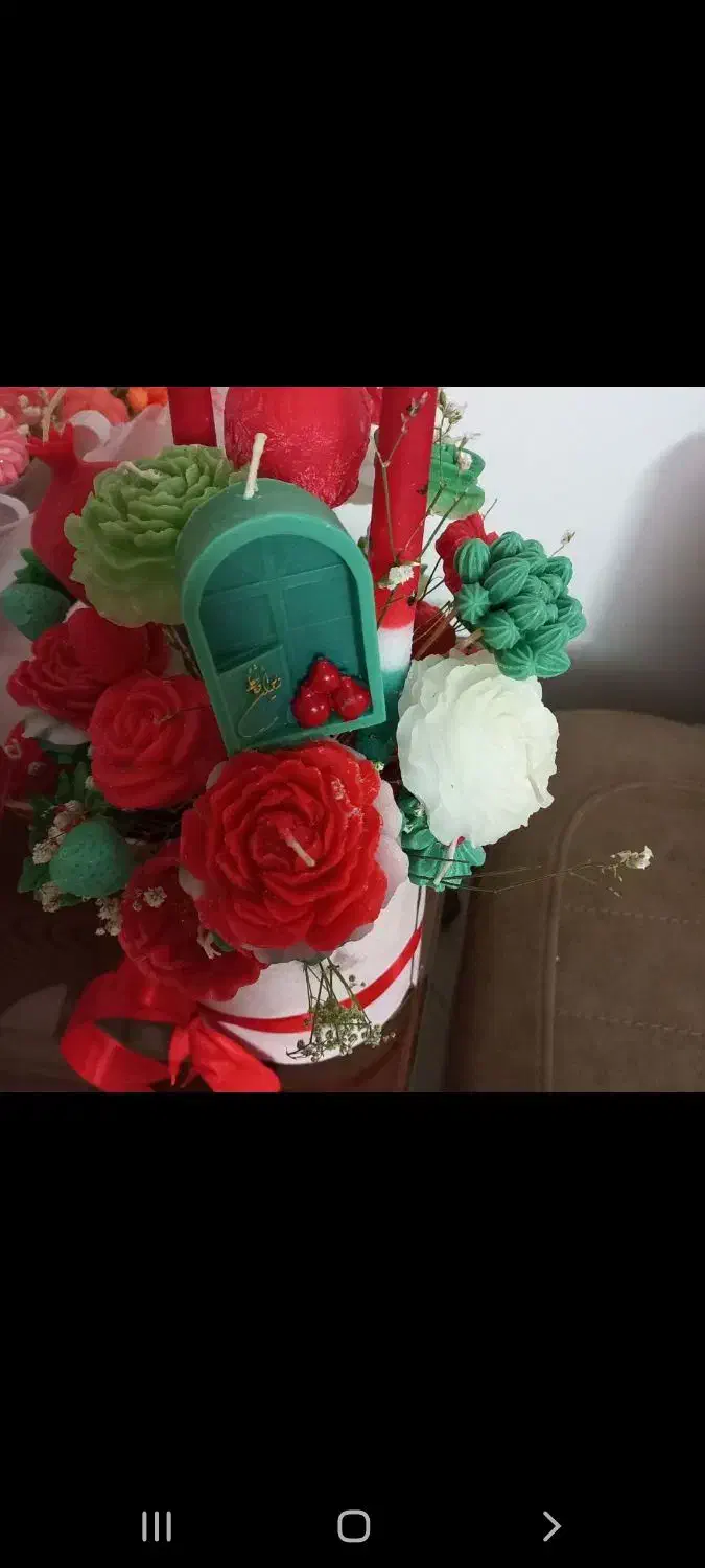 گل یلدای|گل مصنوعی|اصفهان, خلجا|دیوار