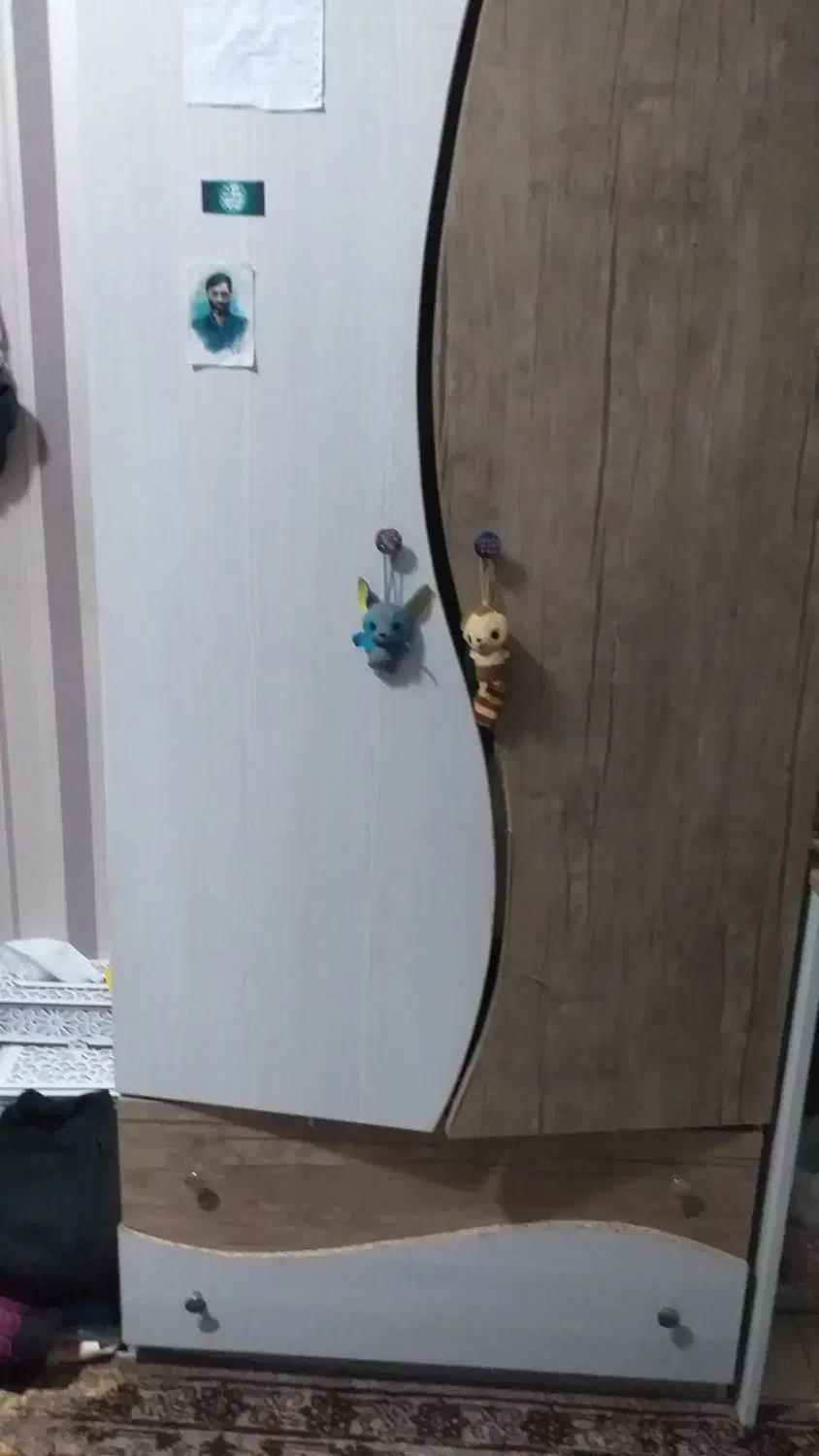 تخت وکمد نوجوان|تخت و سرویس خواب|مشکیندشت, |دیوار