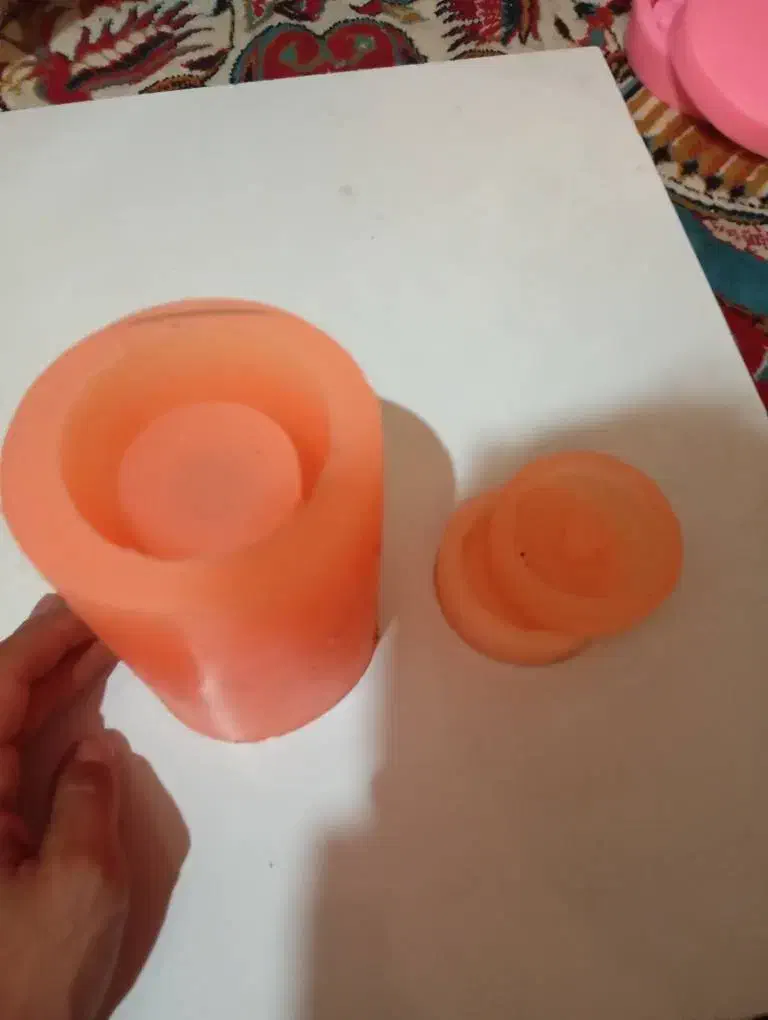 قالب سیلیکونی سنگ مصنوعی شمع سازی رنگ پودری|صنایع دستی و سایر لوازم تزئینی|قدس, شهرقدس|دیوار