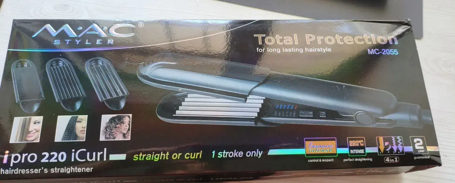 اتو موی 4کاره مک استایلر اصلی|آرایشی، بهداشتی، درمانی|چمران, |دیوار