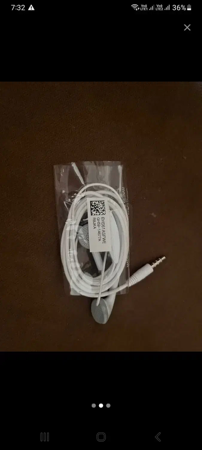 ۲ عدد هندزفری اصلی سامسونگ نو نو|لوازم جانبی موبایل و تبلت|تهران, بهمن یار|دیوار