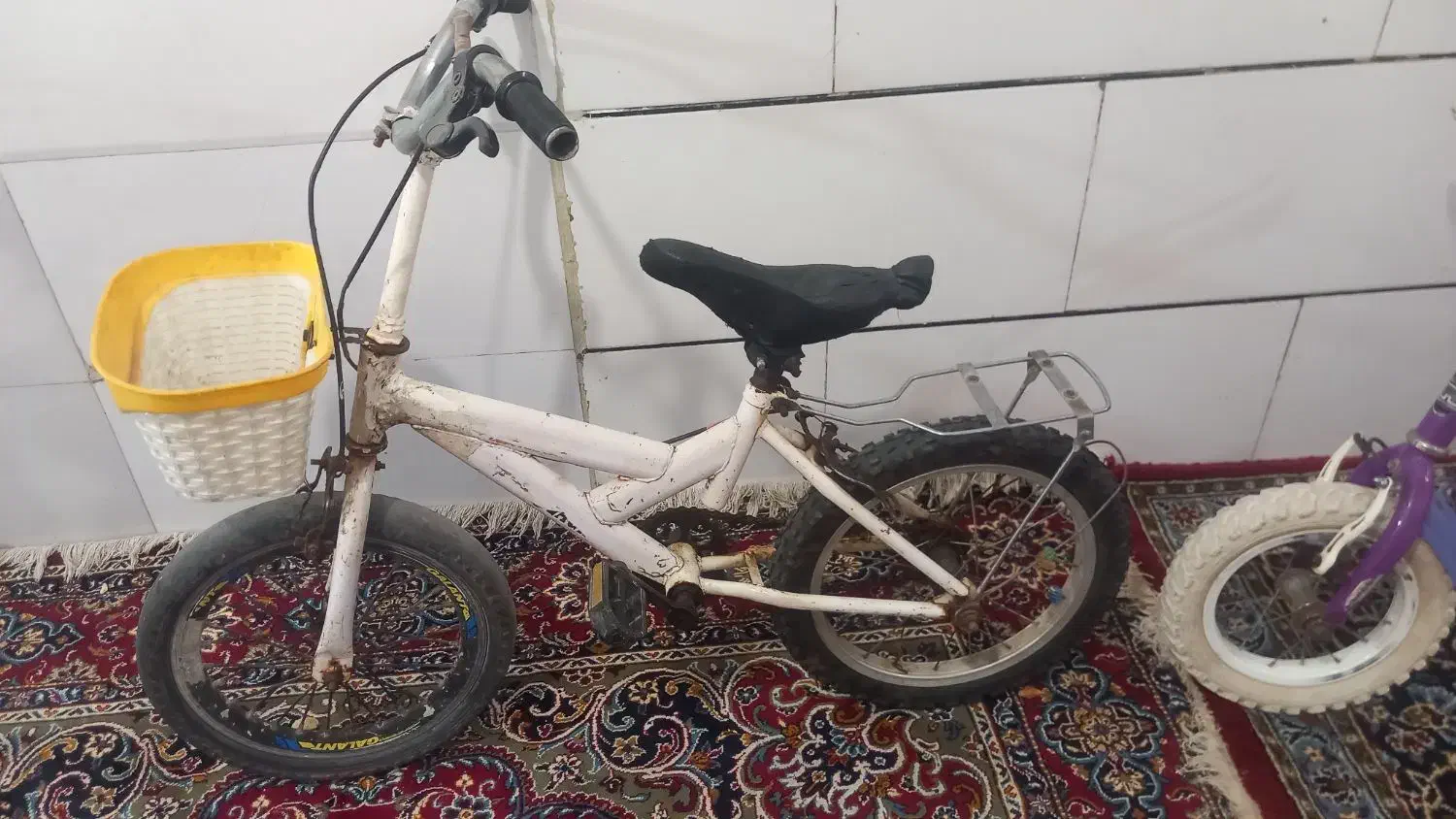 دوچرخه تمیز سفید16 قیمت 1200|دوچرخه، اسکیت، اسکوتر|بندر ماهشهر, |دیوار