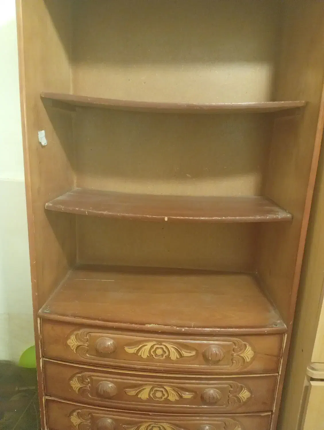 قفسه کتاب وکشو|کتابخانه، شلف، قفسه‌های دیواری|قم, شاه ابراهیم|دیوار