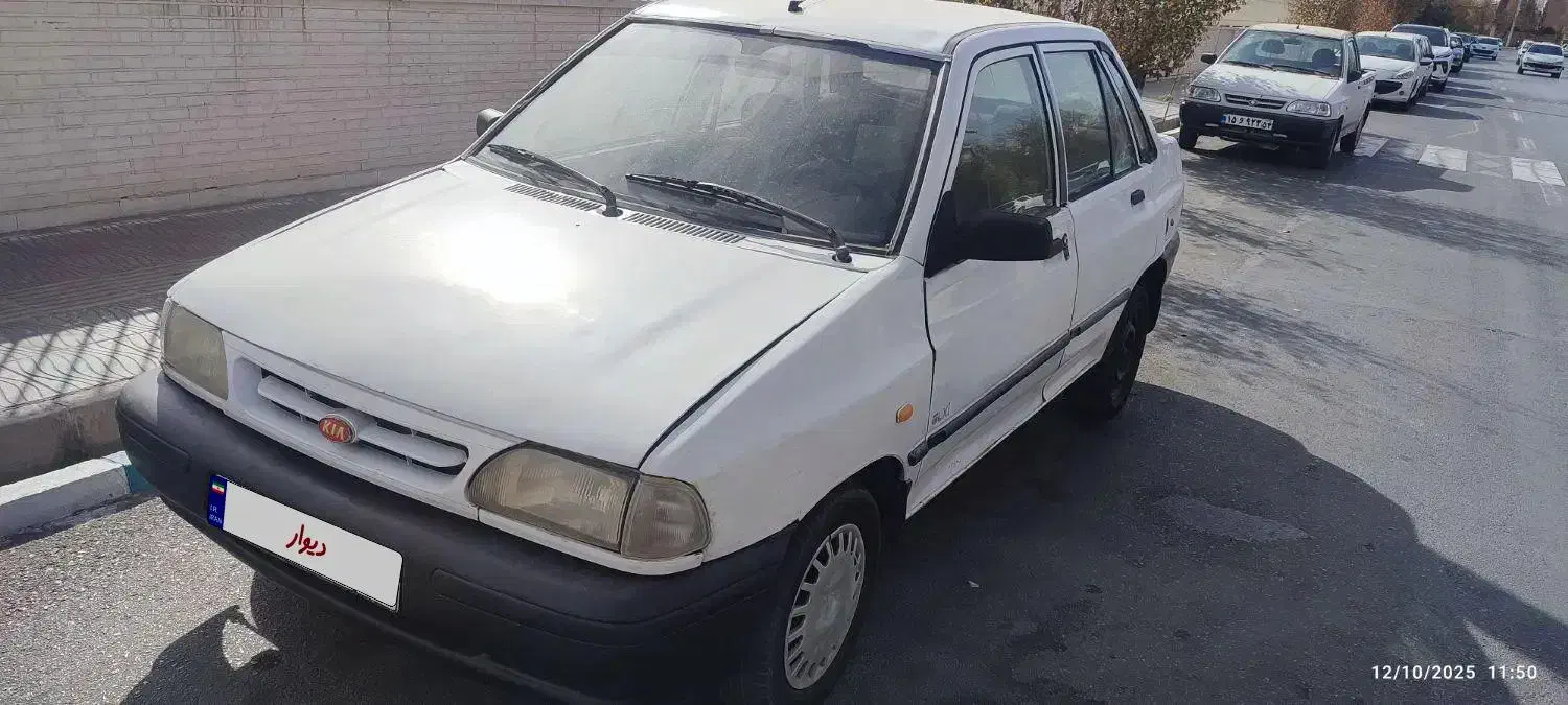 پراید صبا ۸۸ سفید|خودرو سواری و وانت|یزد, |دیوار