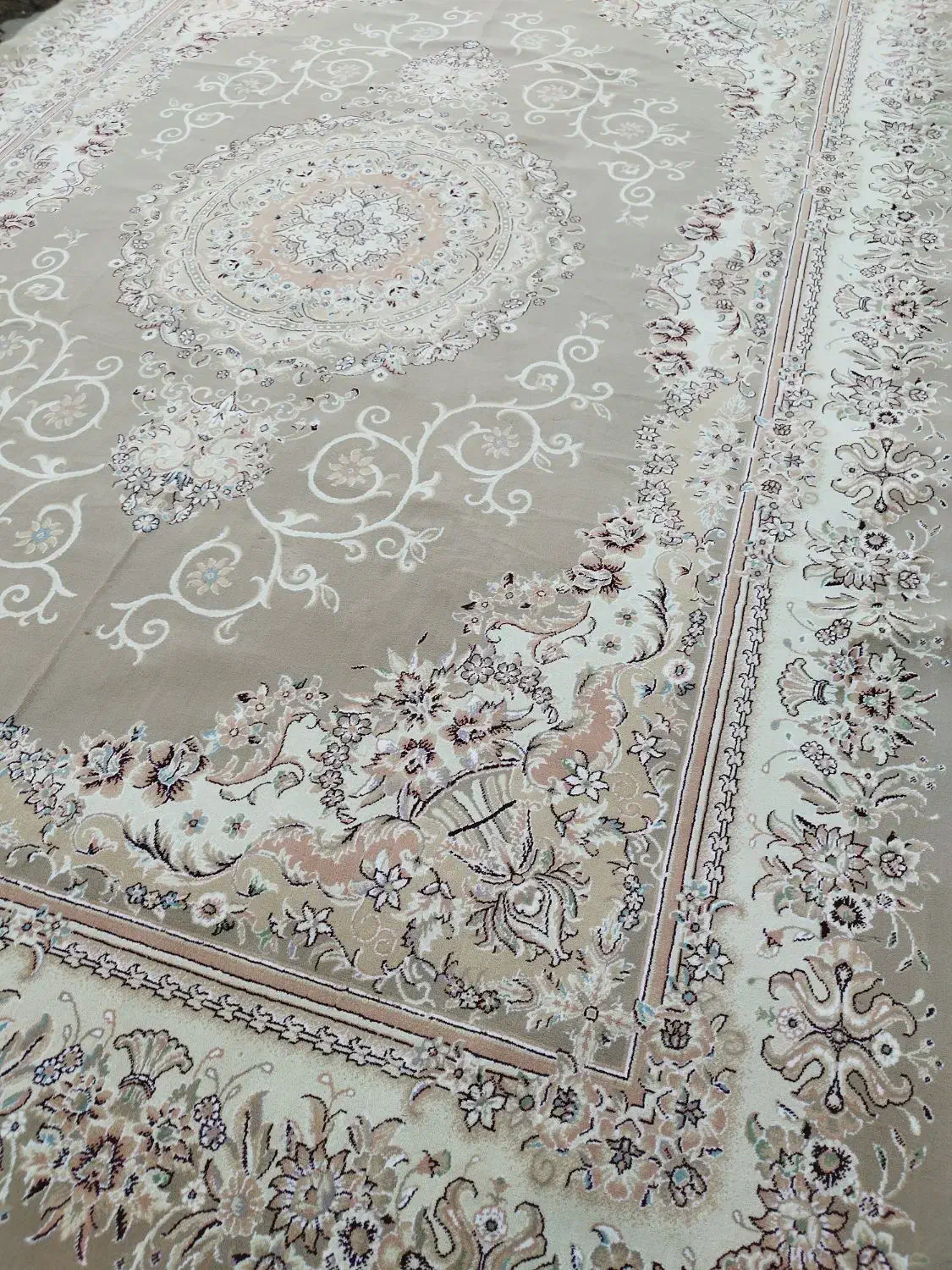 ۳تخته ۹ متری یکنقش  گردویی|فرش|میانه, |دیوار