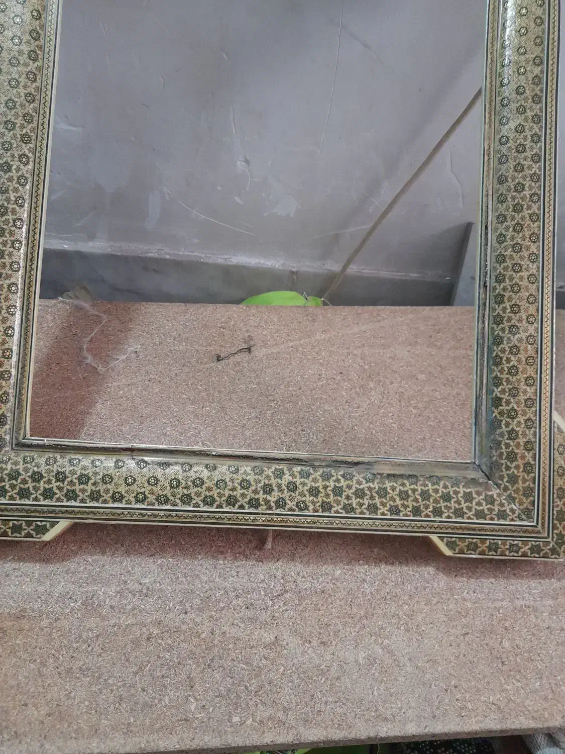 قاب عکس خاتم کاردست مال ۴۰سال پیش|کلکسیون اشیاء عتیقه|قم, آزادگان|دیوار