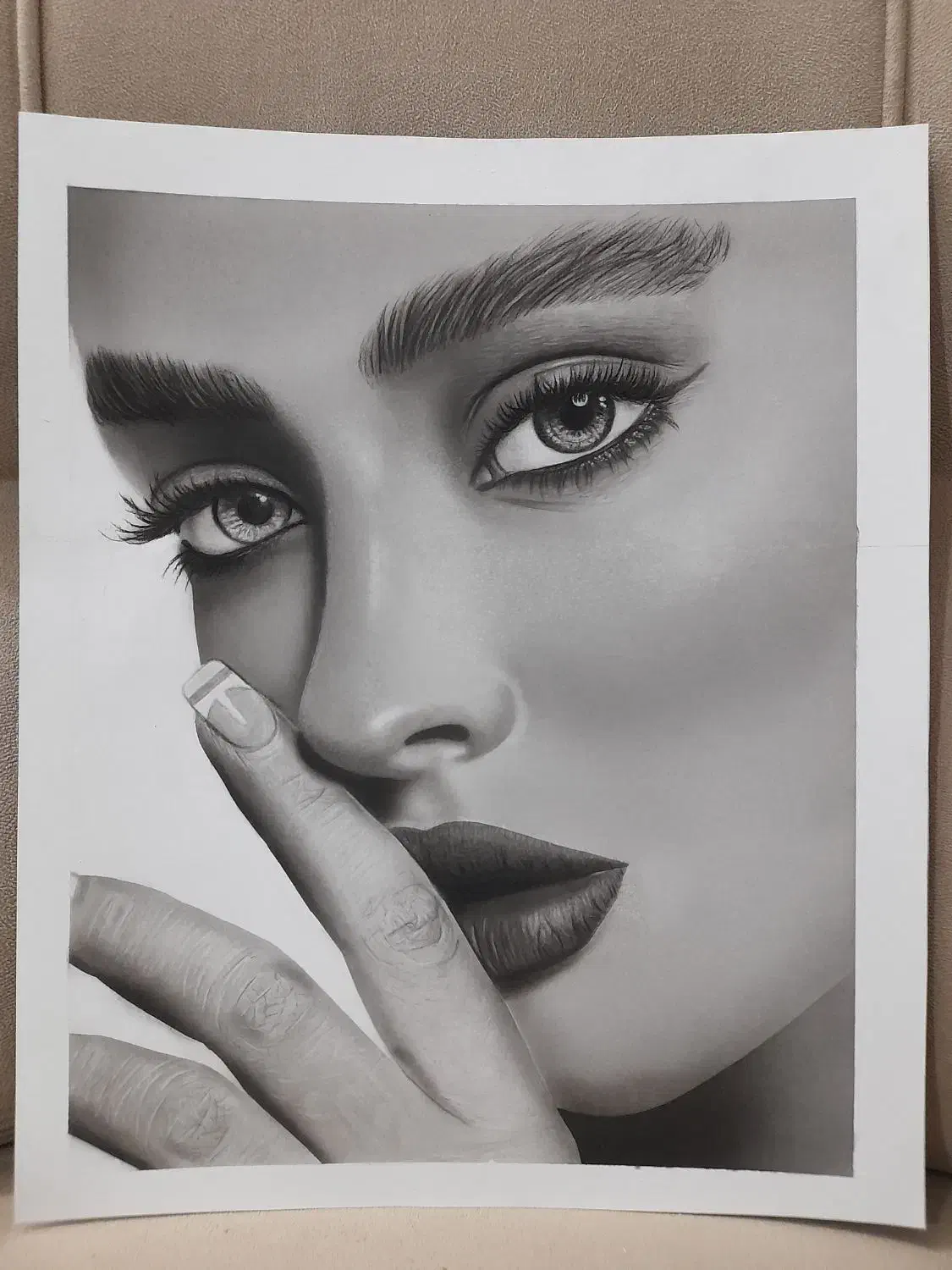 طراحی چهره|تابلو، نقاشی، عکس|خمین, |دیوار