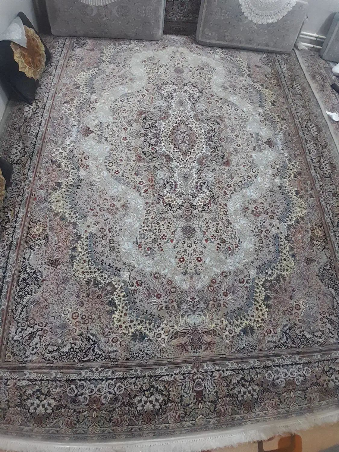 یک جفت ۹متری ۱۰۰شانه رنگ جذاب فیلی فقط۲۰|فرش|ساوه, |دیوار