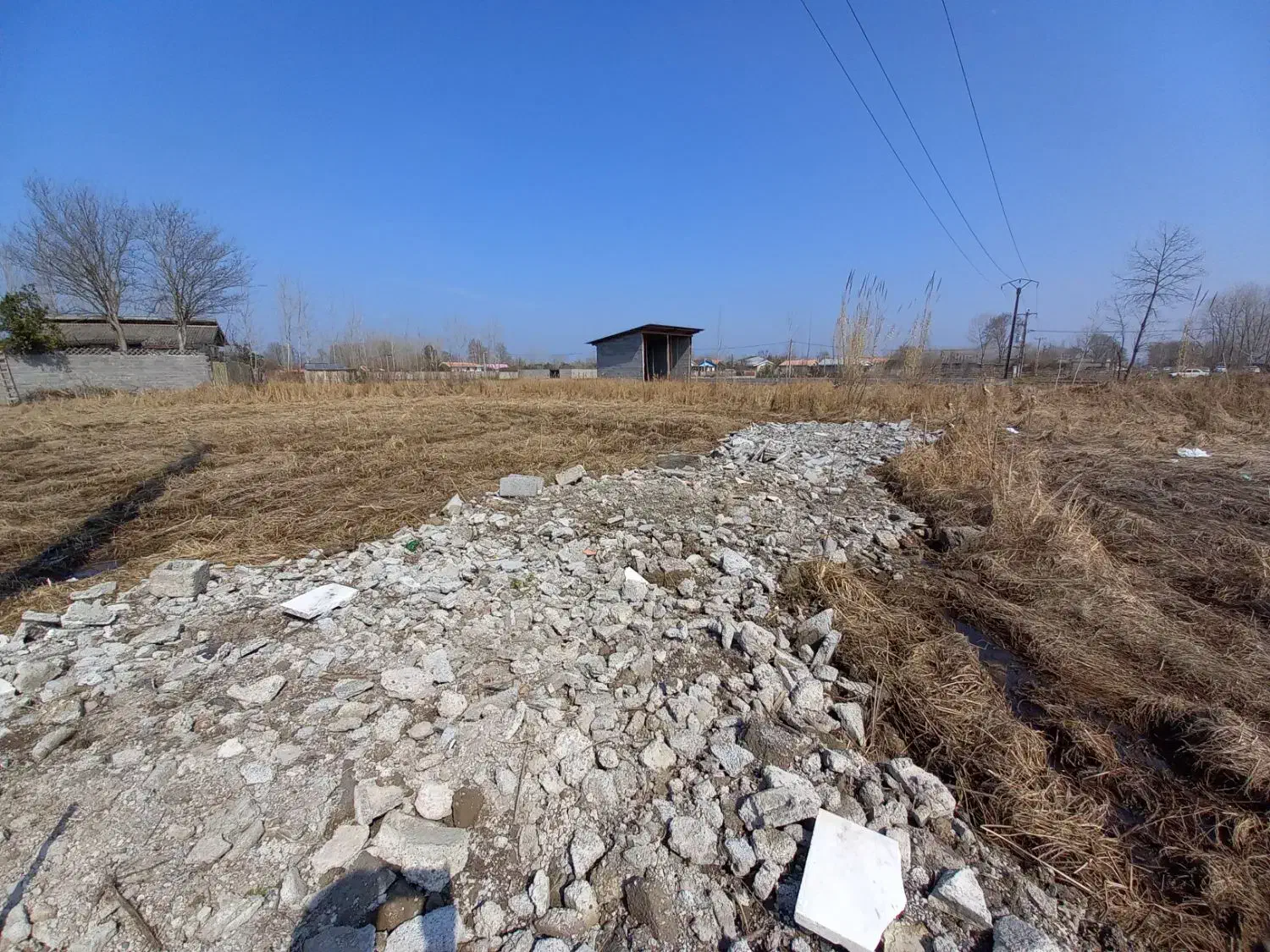 زمین حدود120متر بر جاده اصلی خمام،کارگاه،گلخانه و.|فروش زمین و ملک کلنگی|خمام, |دیوار