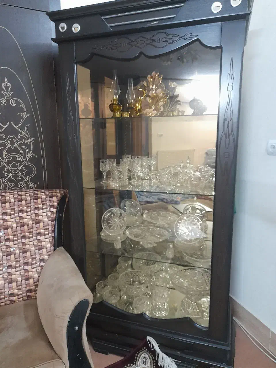 بوفه تمام چوب مقاوم|بوفه، ویترین، کنسول|سرخه, |دیوار