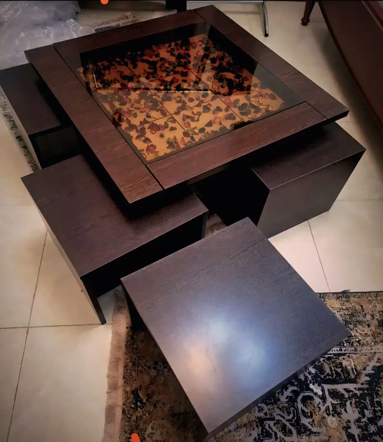 مبل ۷ نفره، میز جلو مبلی، کاناپه سه نفره|مبلمان خانگی و میز عسلی|پردیس, فاز ۸|دیوار