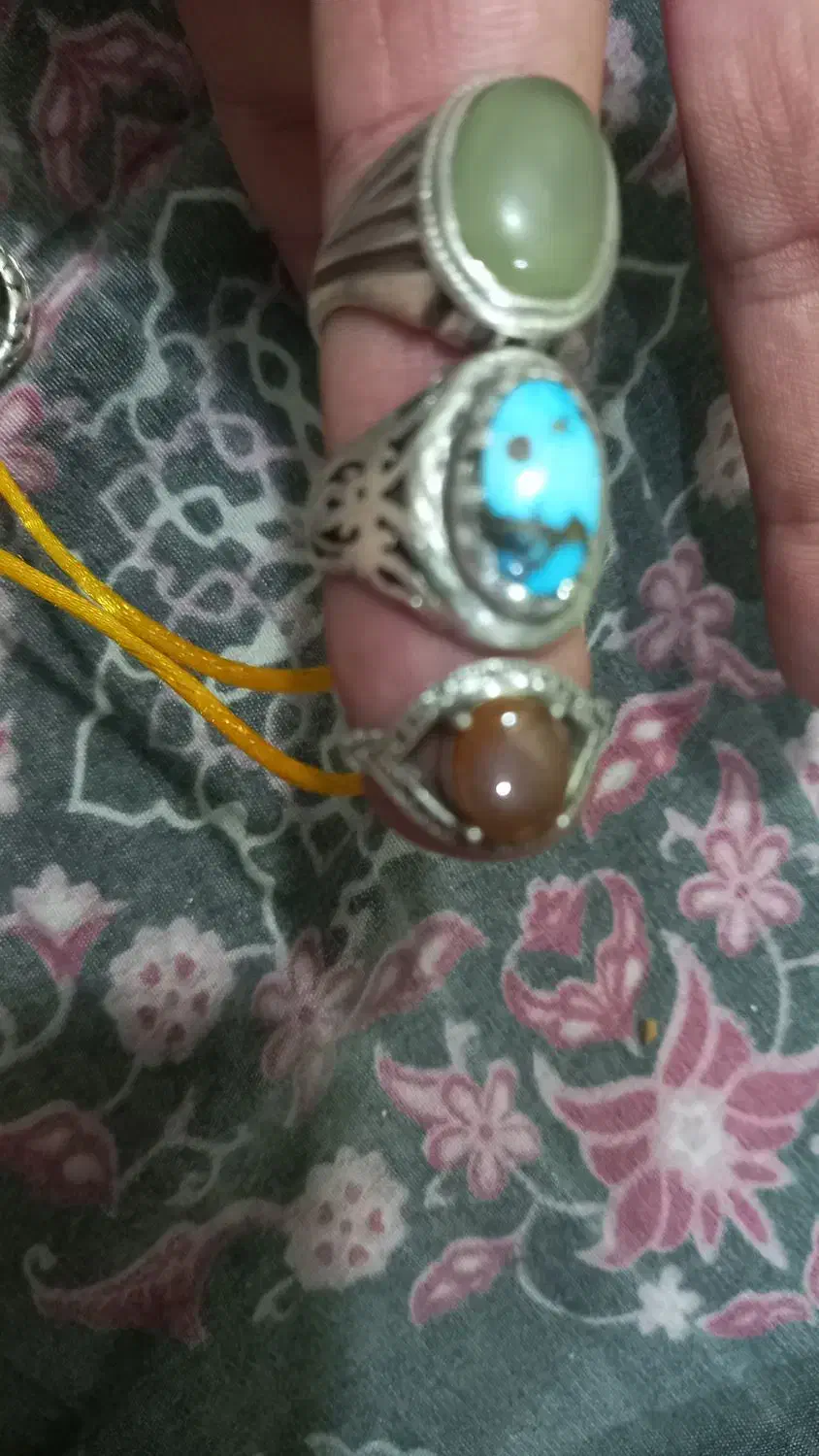 انگشتر نقره و چراغ قوه فروشی|جواهرات|ایذه, |دیوار