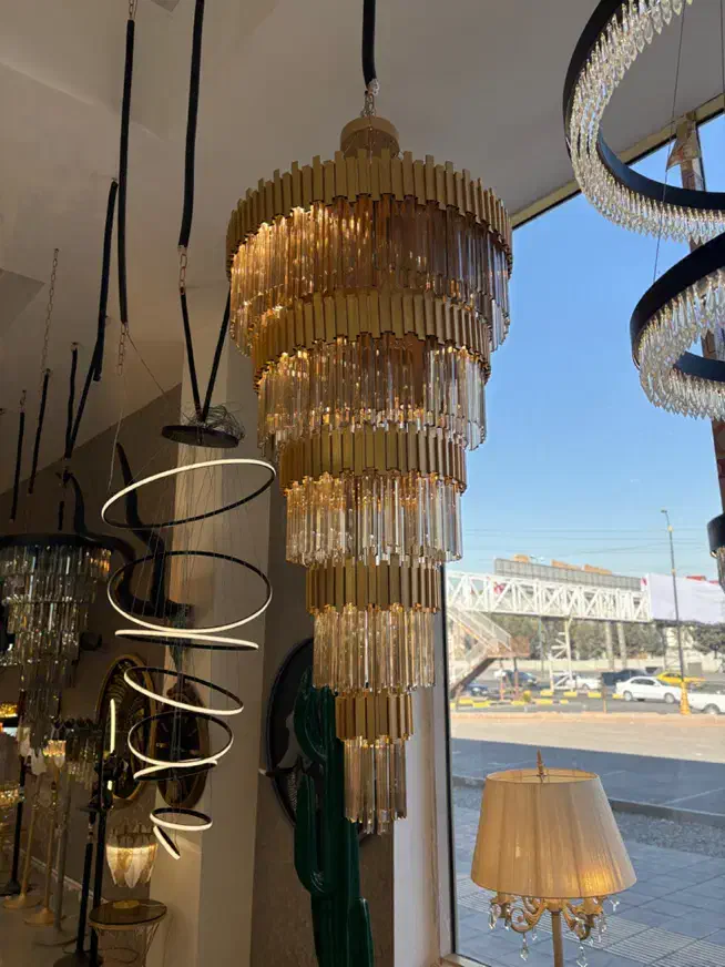 لوستر بلند|لوستر و چراغ آویز|باقرشهر, |دیوار