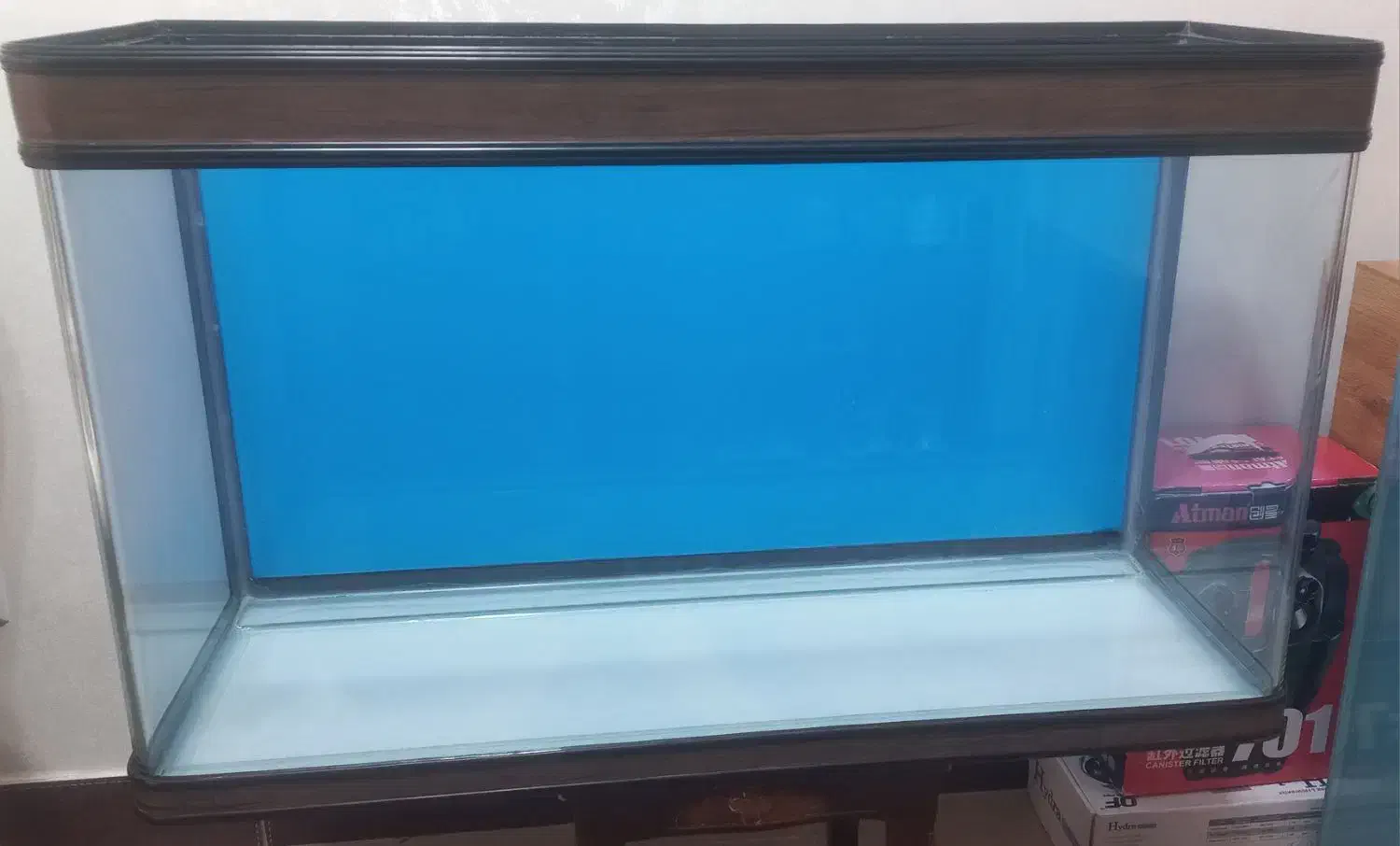 اکواریوم ۳ سایز ، خاک بستر ، فیلتر ، سنگ و شن|ماهی|قم, زنبیل آباد|دیوار