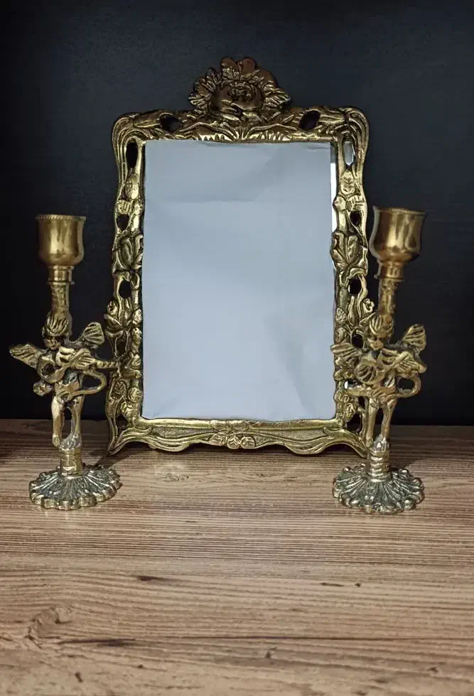 اینه و شمعدان|آینه|قزوین, |دیوار