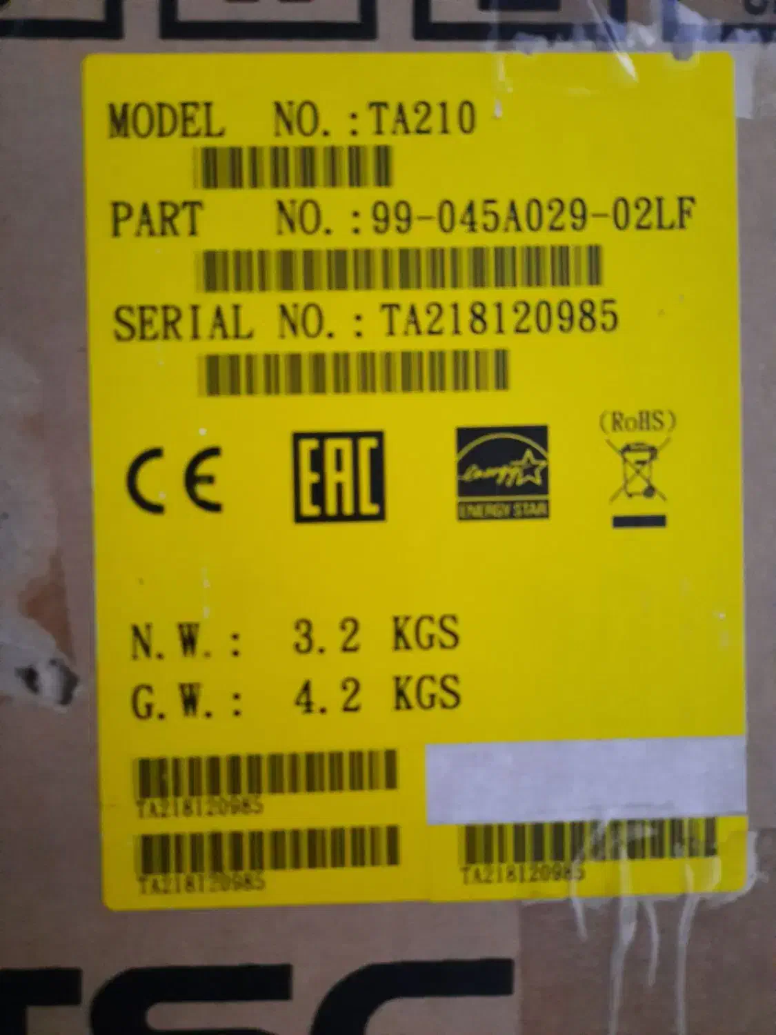 پرینتر  لیبل زن TA210|پرینتر، اسکنر، کپی، فکس|ساوه, |دیوار