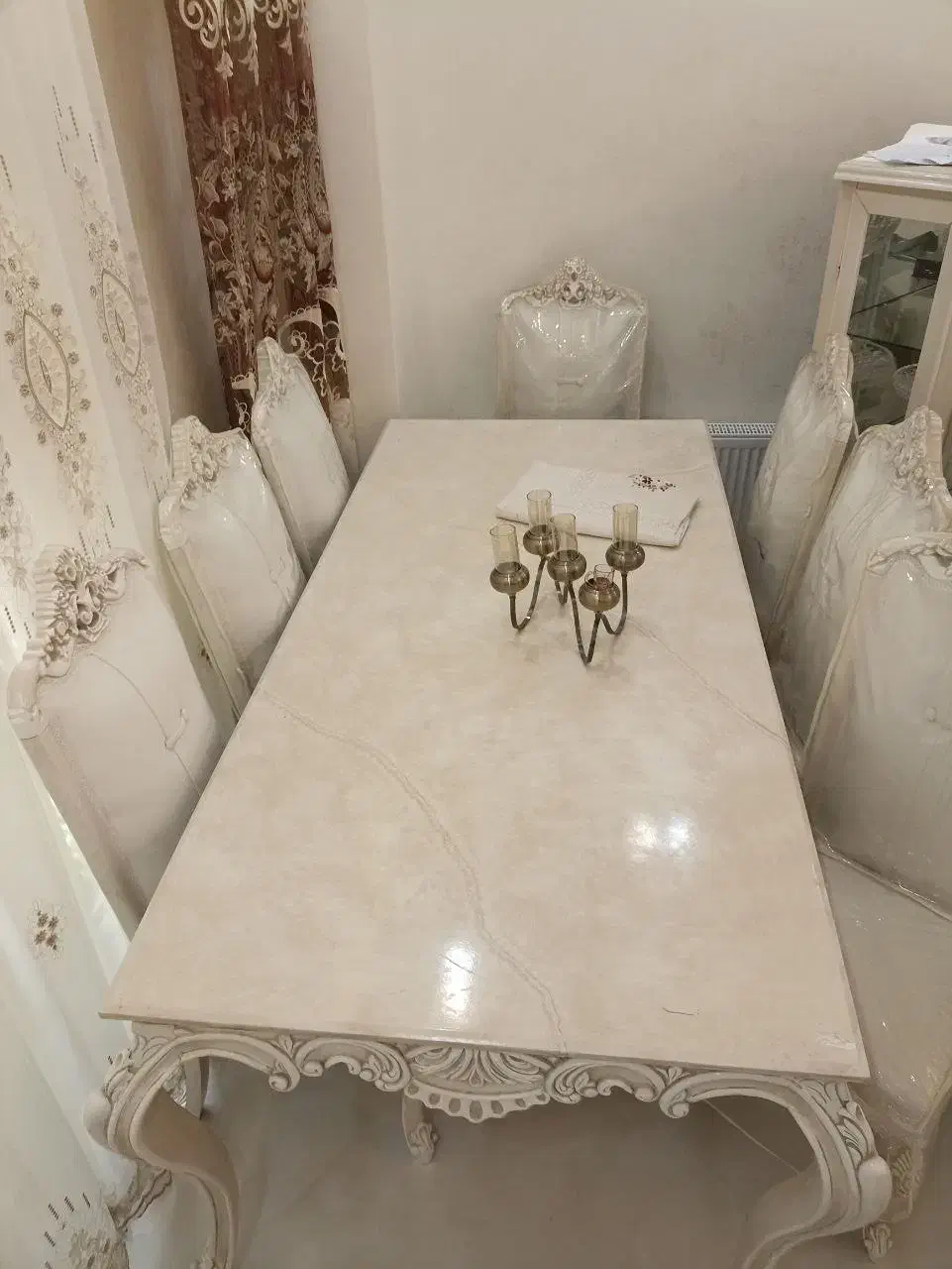 میز ناهارخوری هشت نفره|میز و صندلی غذاخوری|سبزوار, عظیمیان|دیوار