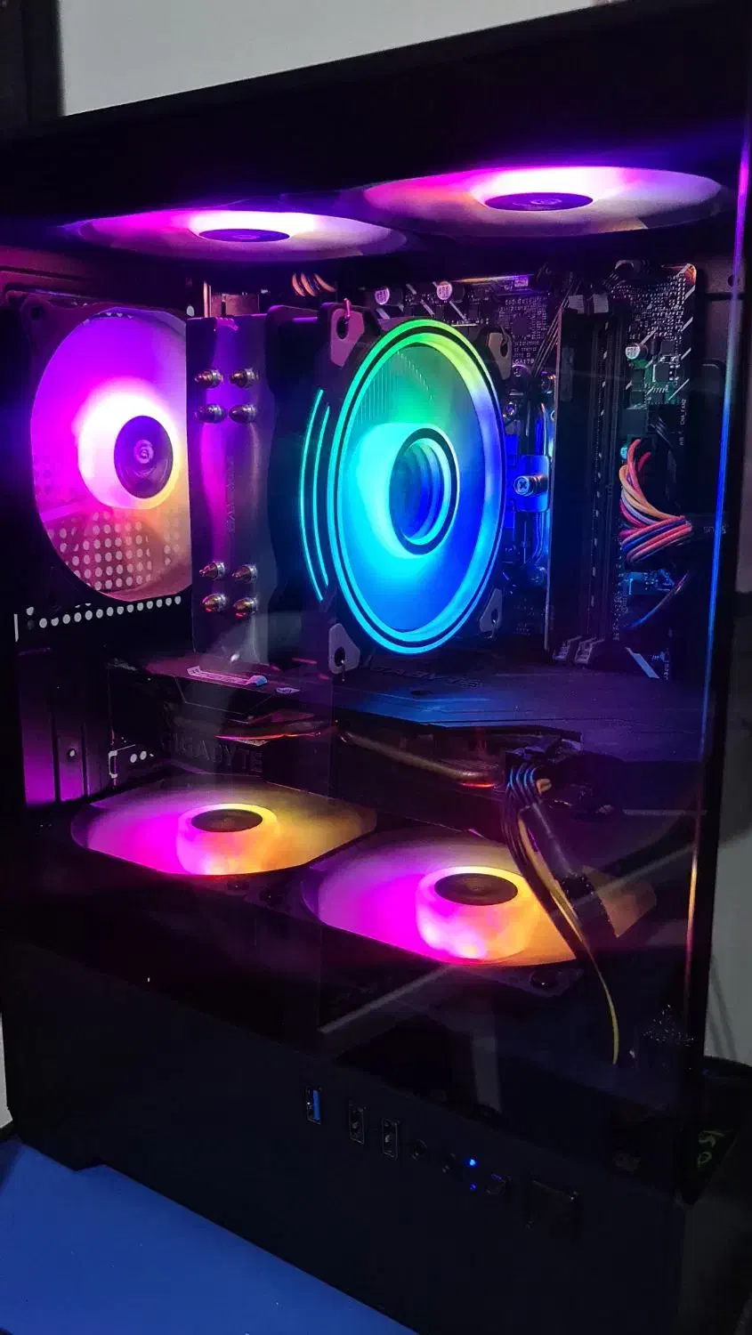 کیس گیمینگ نسل ۱۲ گرافیک ۲۰۶۰ سوپر|رایانه رومیزی|پرند, فاز ۶|دیوار