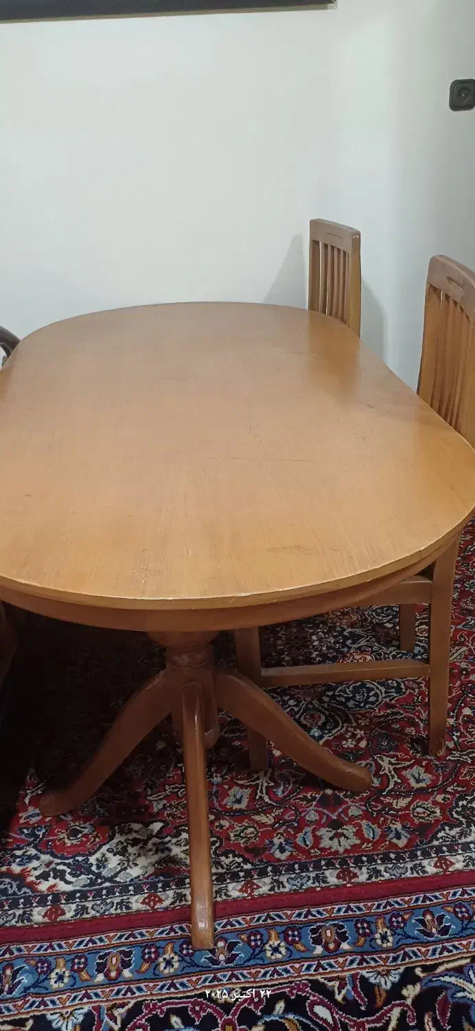 میز نهار خوری با 2 صندلی|میز و صندلی غذاخوری|مشهد, شهرک رازی (شهرک غرب)|دیوار