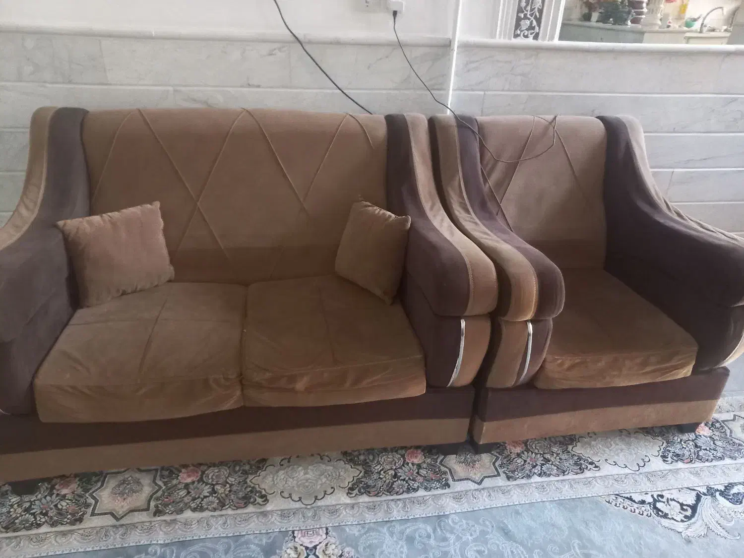 مبل ۷ نفره|مبلمان خانگی و میز عسلی|قم, کیوانفر|دیوار