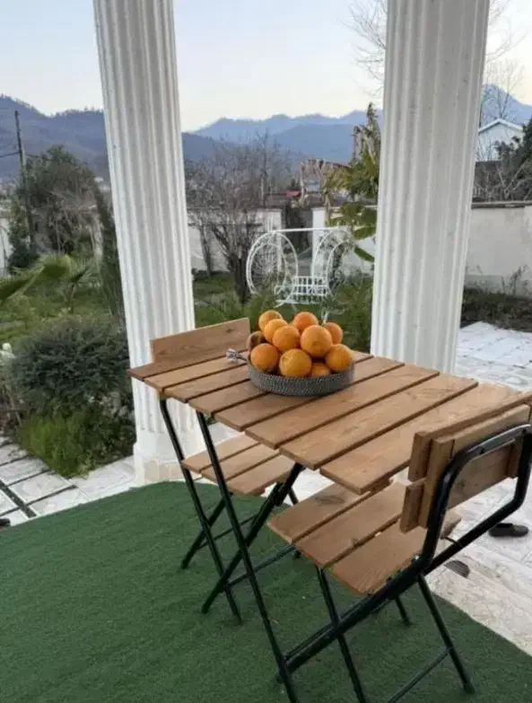 تولیدی میز و صندلی تاشو رنگ کوره ای چوب روس مدل01|میز و صندلی غذاخوری|اصفهان, مفتح|دیوار